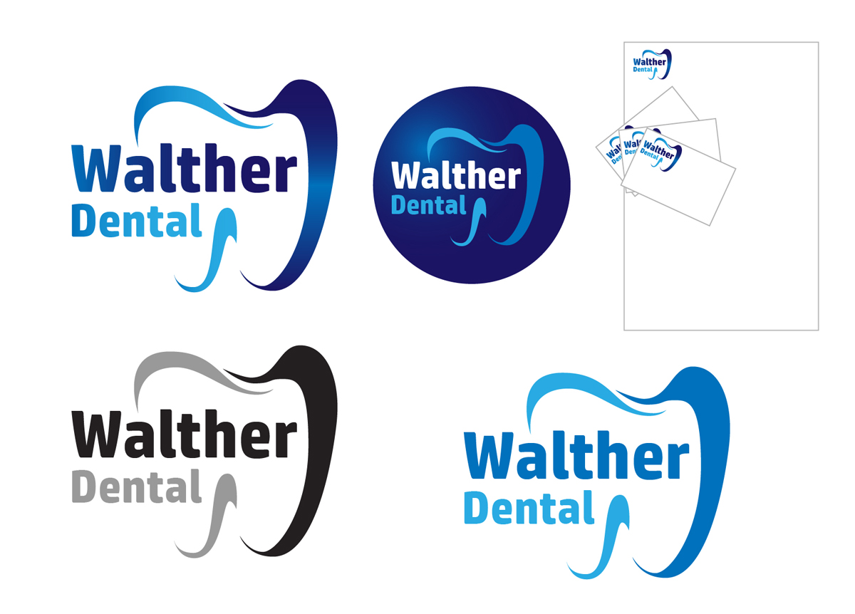 Logo Design by Club Flyer Studios for Walther Dental Center | Design #10408318