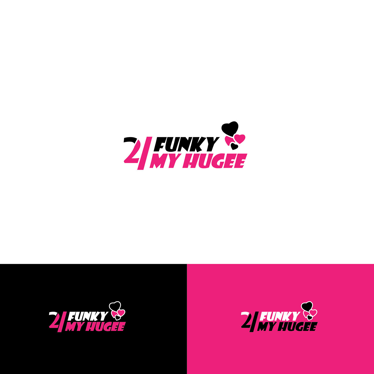 Logo Design by Awash for Tamara Moore T/A 2 funky 4 my hugeez | Design #11422845