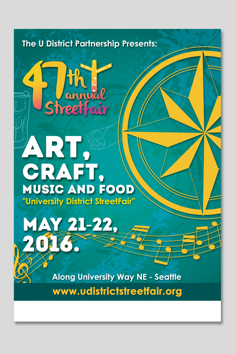 Design de Poster par karixen pour The U District Partnership  | Design #10389952