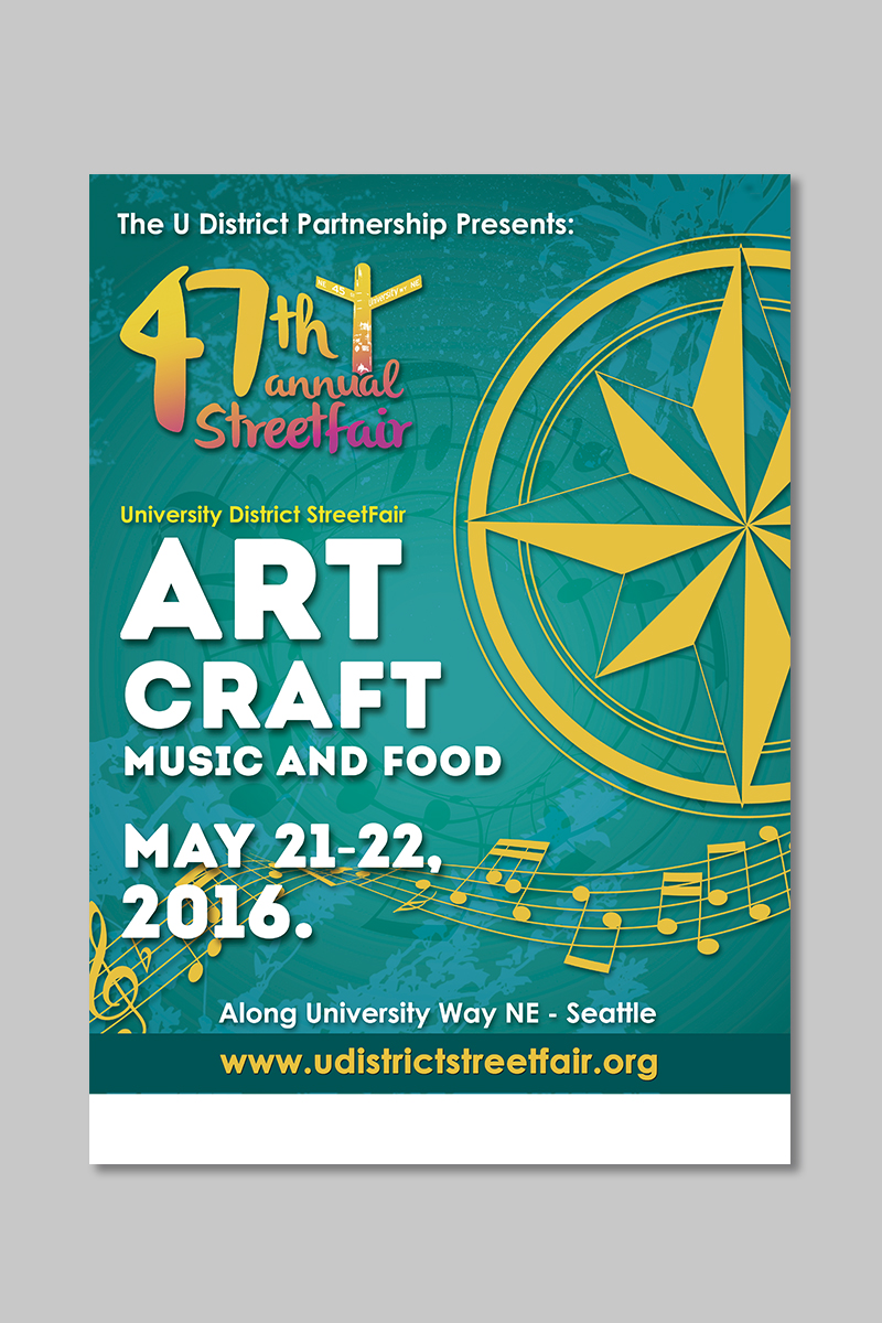 Poster Design by karixen for The U District Partnership  | Design #10605628