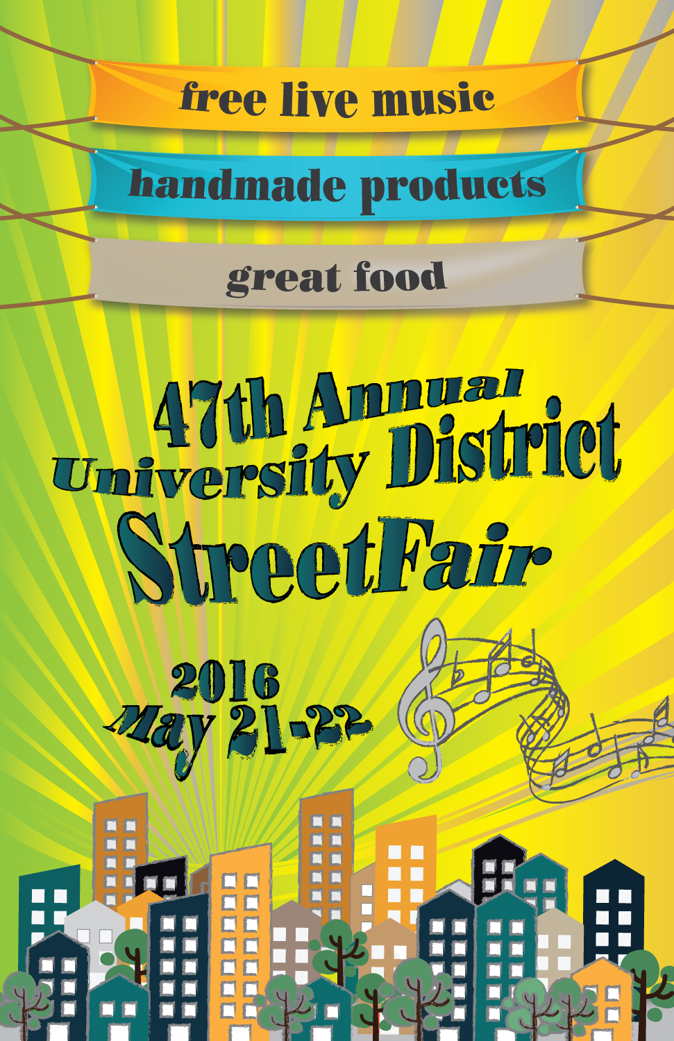 Design de Poster par Marina pour The U District Partnership  | Design #10358849