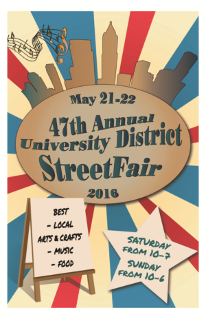Design de Poster par Marina pour The U District Partnership  | Design : #10364308