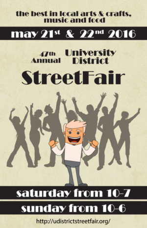 Poster Design by Marina for The U District Partnership  | Design #10369528