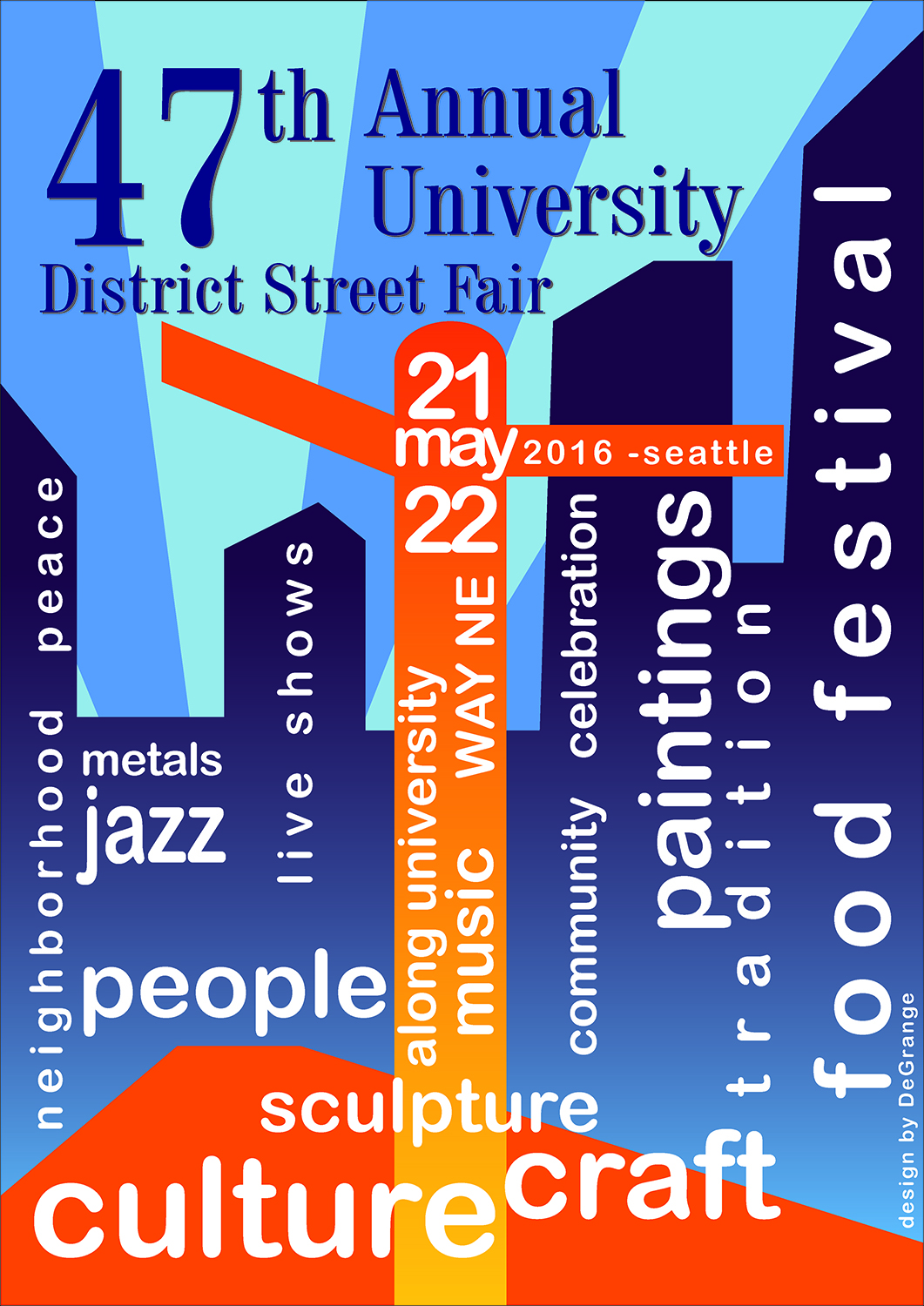 Poster Design by mrdegrange for The U District Partnership  | Design #10369792