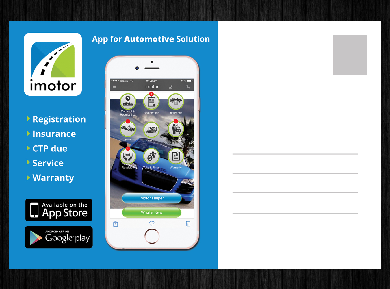 Postcard Design by CreativeTrick for this project | Design #10456904