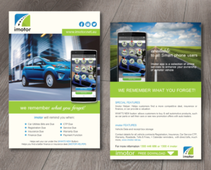 PROMOTION CARD for NEW APPLICATION LAUNCH | Postcard Design by alex989