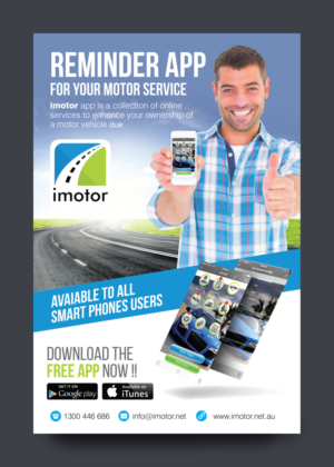 PROMOTION CARD for NEW APPLICATION LAUNCH | Postcard Design by rkailas