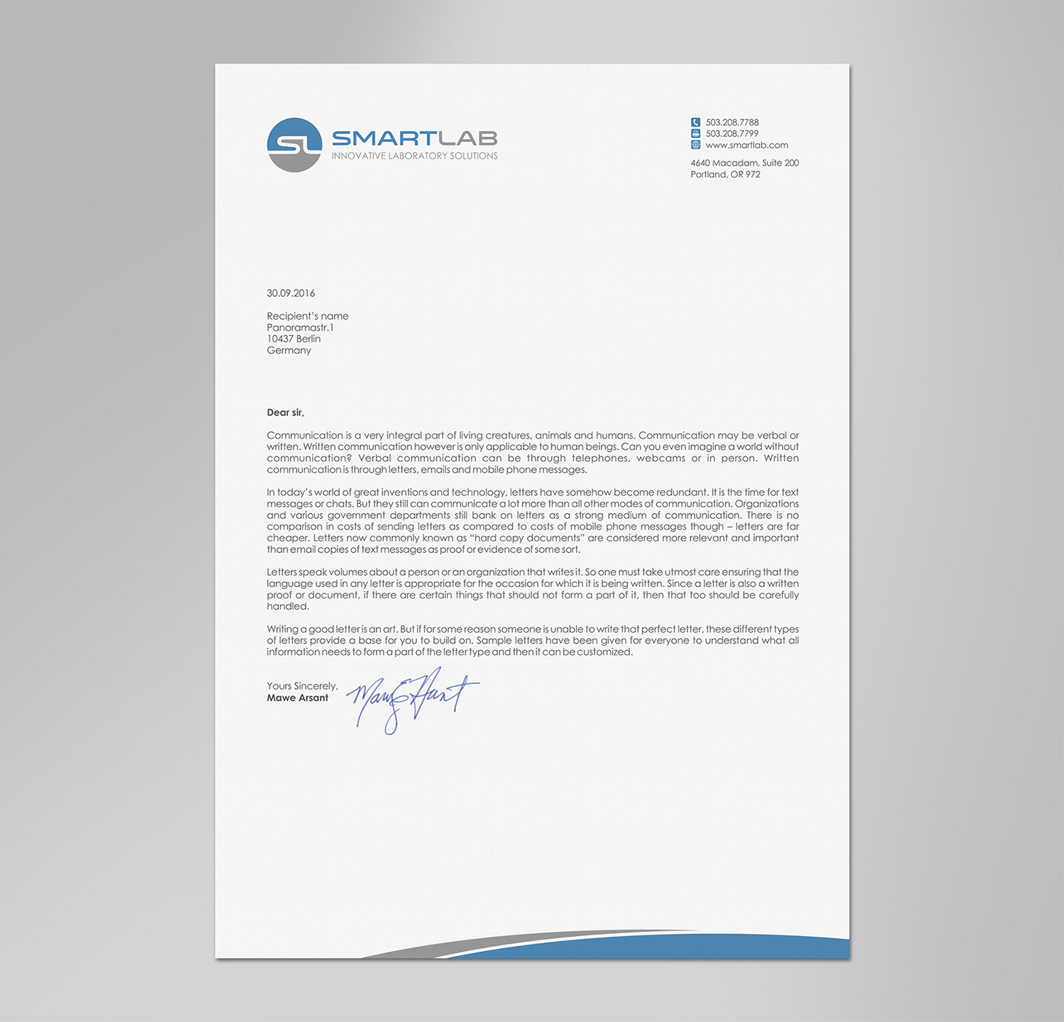 Letterhead Design by logodentity for SmartLab | Design #10365033