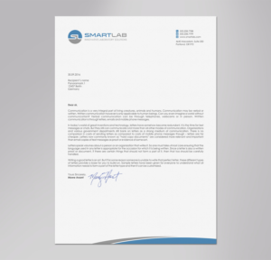 Letterhead Design by logodentity for SmartLab | Design: #10365033