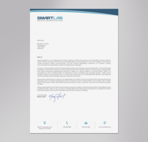 Letterhead Design by logodentity for SmartLab | Design: #10365186