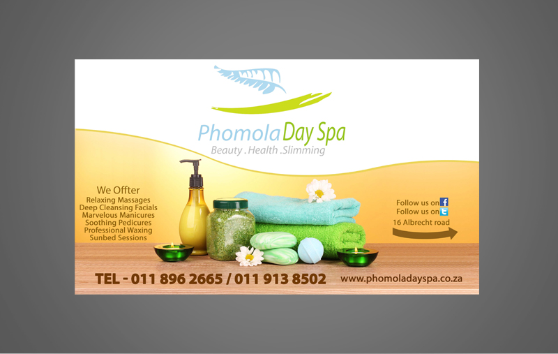 Design de Panneau par James Sylvester pour Phomola Day Spa | Design #2182949