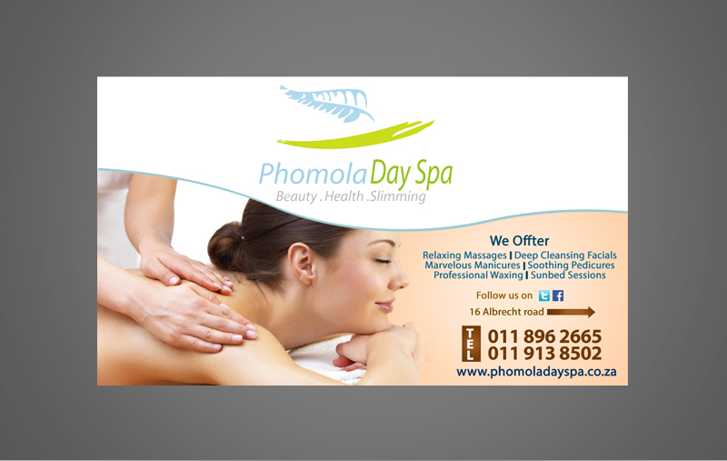 Signage Design by James Sylvester for Phomola Day Spa | Design #2183545
