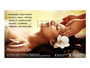 Design de Panneau par Atvento Graphics pour Phomola Day Spa | Design : #2184013