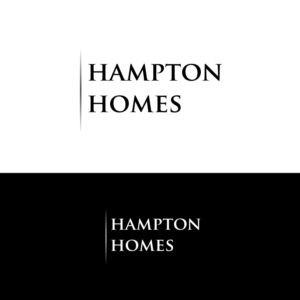 Logo Design by H4R5Z for Hampton Homes | Design: #10410616