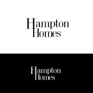 Logo Design by H4R5Z for Hampton Homes | Design: #10411200