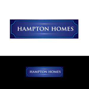 Logo Design by H4R5Z for Hampton Homes | Design: #10422289