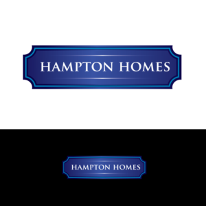 Logo Design by H4R5Z for Hampton Homes | Design: #10424995