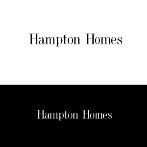 Logo Design by H4R5Z for Hampton Homes | Design: #10620447