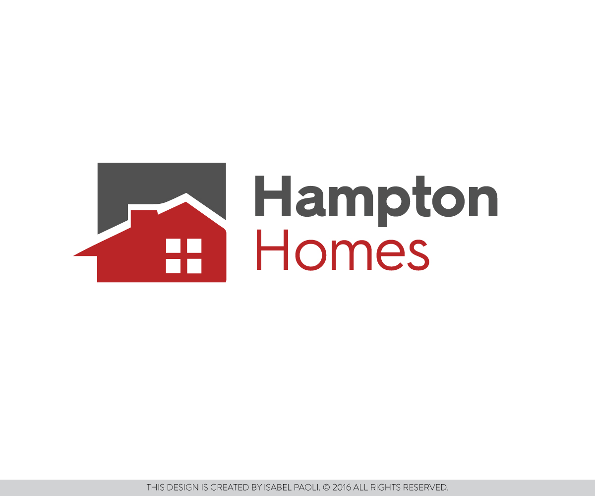 Logo Design by isabel.paoli for Hampton Homes | Design #10356784