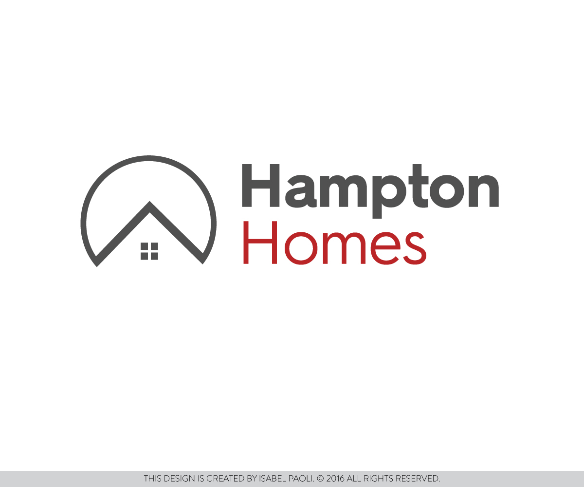 Logo Design by isabel.paoli for Hampton Homes | Design #10356785