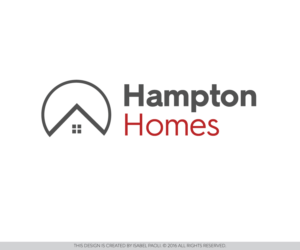 Logo Design by isabel.paoli for Hampton Homes | Design: #10356785
