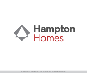 Logo Design by isabel.paoli for Hampton Homes | Design: #10356786