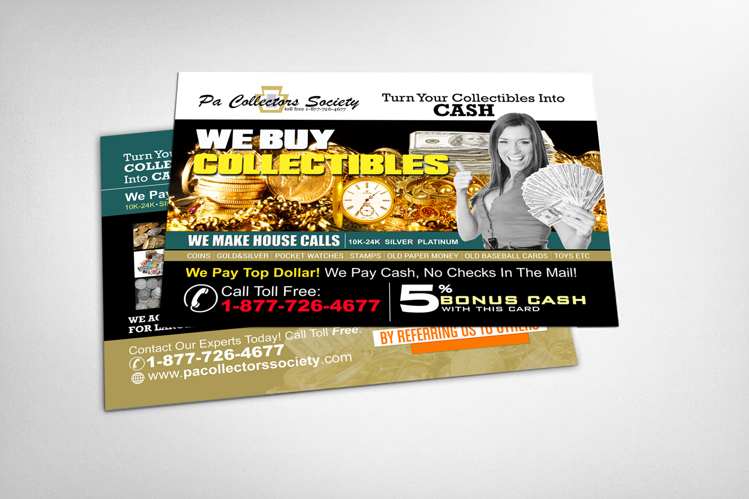 Diseño de Postal por NatPearlDesigns para Dave Barrett | Diseño #10395209