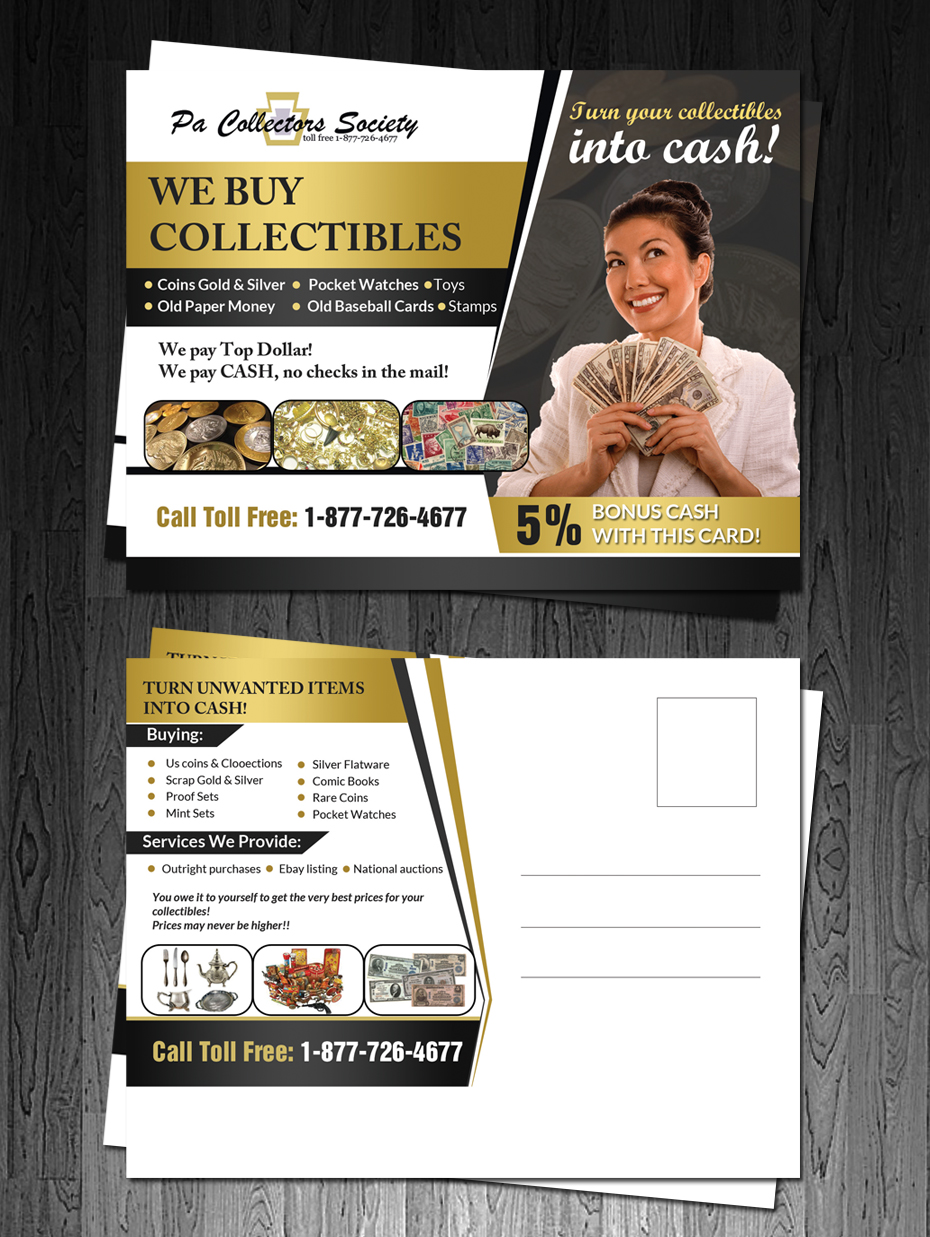 Postcard Design by debdesign for Dave Barrett | Design #10383330