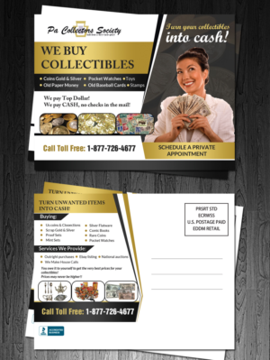 Postcard Design by debdesign for Dave Barrett | Design: #10404957