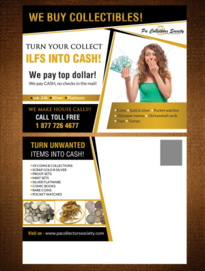 Postcard Design by creative.bugs for Dave Barrett | Design: #10383658