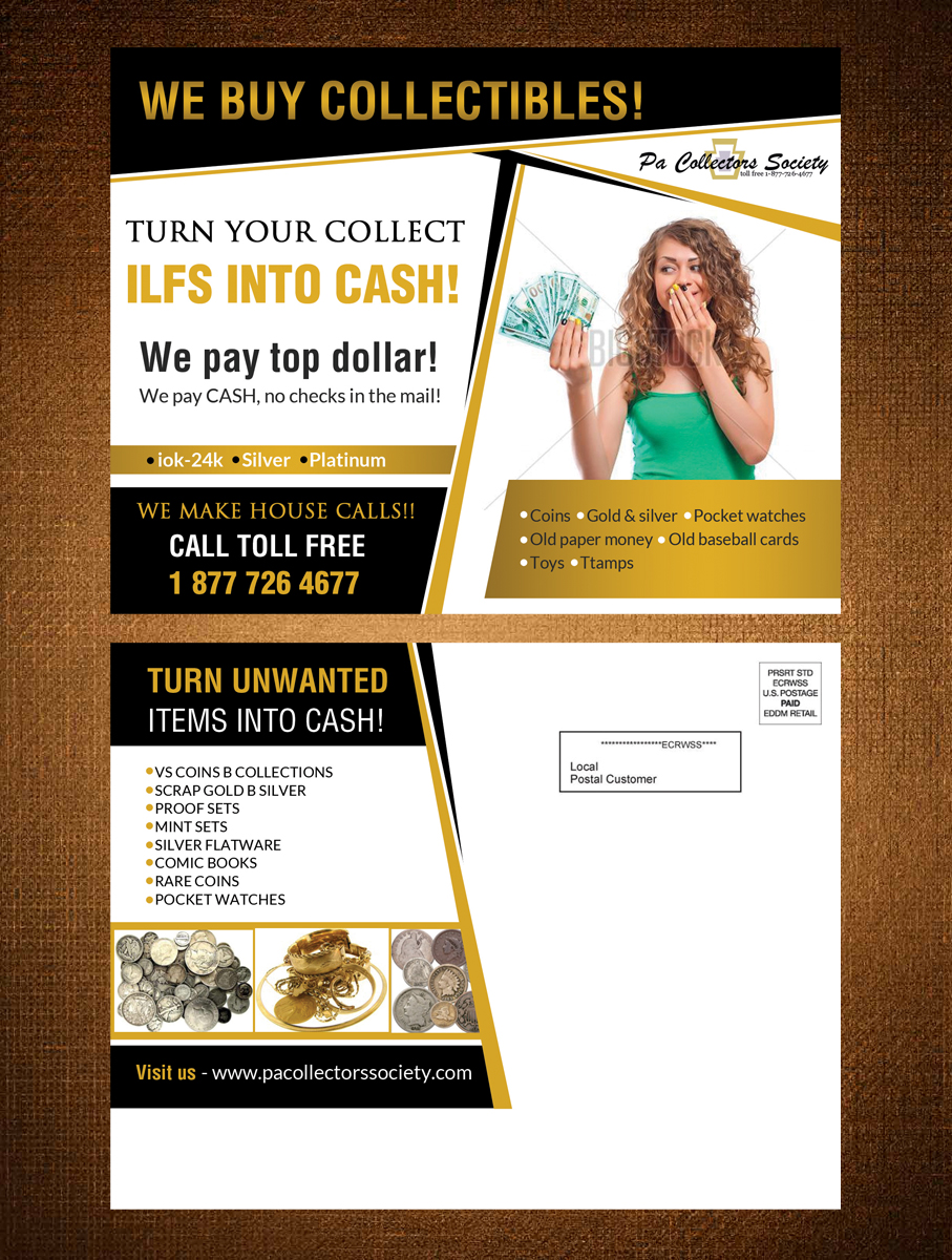 Diseño de Postal por creative.bugs para Dave Barrett | Diseño #10390144