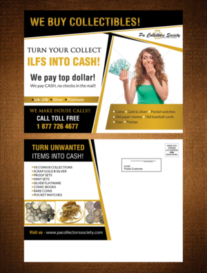 Postcard Design by creative.bugs for Dave Barrett | Design: #10390144
