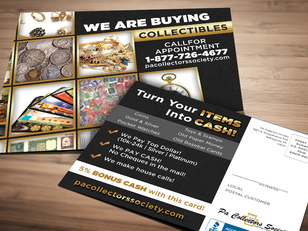 Diseño de Postal por Creative Chamber para Dave Barrett | Diseño #10411392