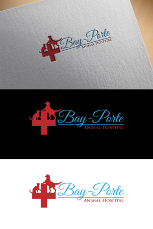 Logo Design by king solangi for Bay-Porte Animal Hospital | Design #10364787