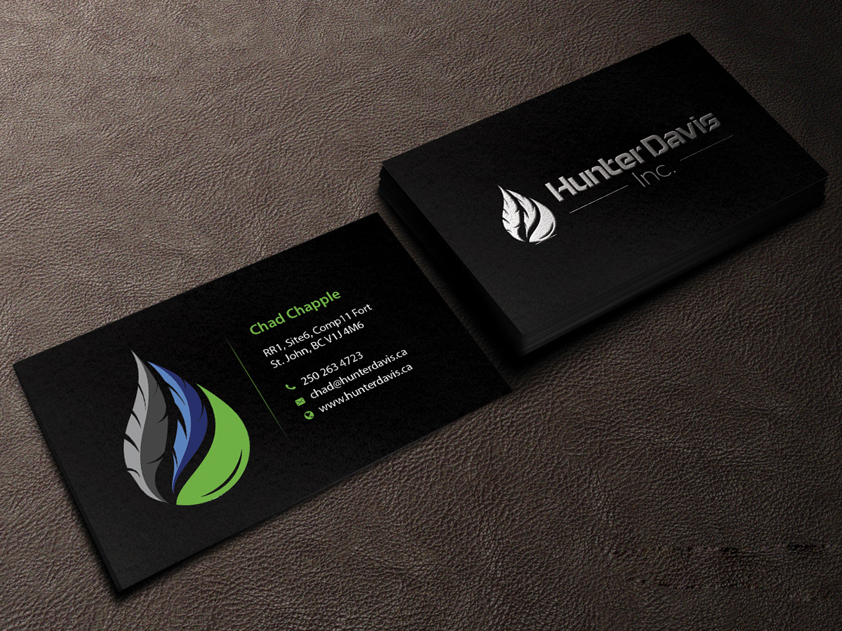 Business Card Design by Creations Box 2015 for HunterDavis Inc | Design #10367810