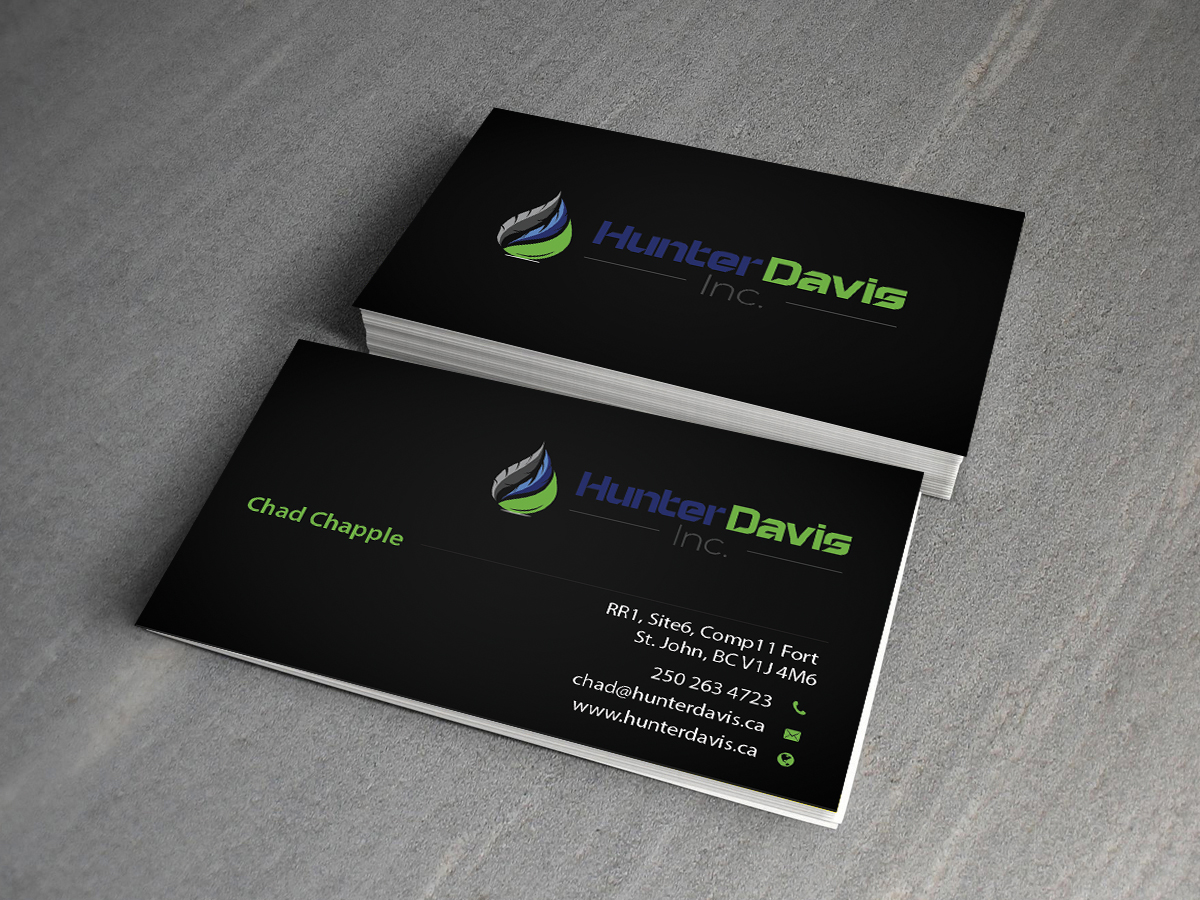 Business Card Design by Creations Box 2015 for HunterDavis Inc | Design #10367812