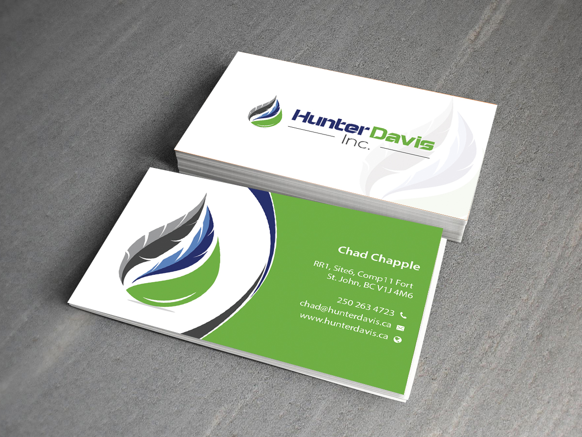 Business Card Design by Creations Box 2015 for HunterDavis Inc | Design #10367814