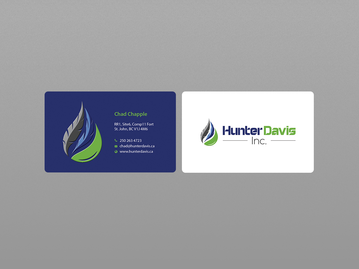Business Card Design by Creations Box 2015 for HunterDavis Inc | Design #10367816