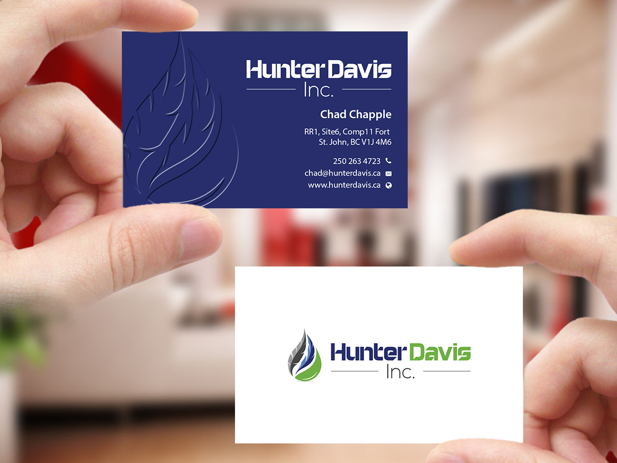 Business Card Design by Creations Box 2015 for HunterDavis Inc | Design #10367819