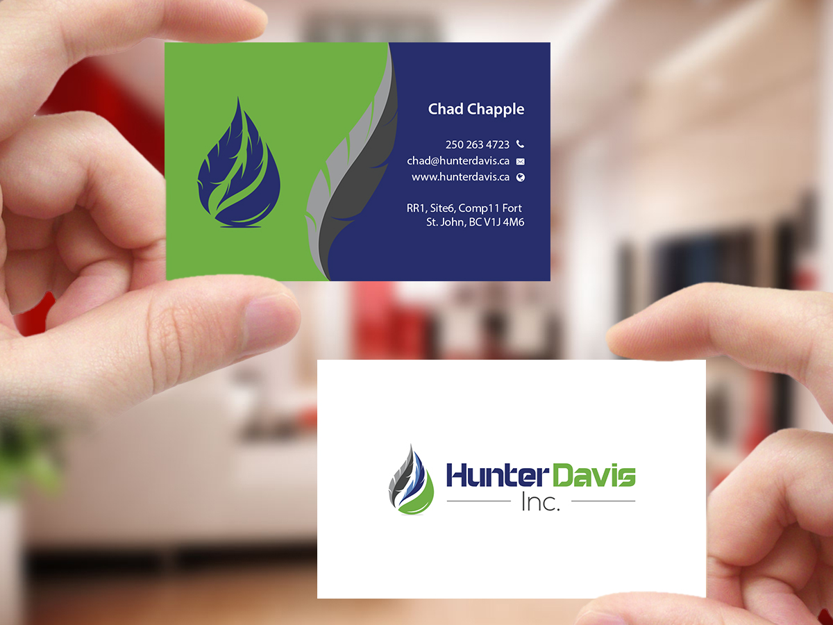 Business Card Design by Creations Box 2015 for HunterDavis Inc | Design #10367820