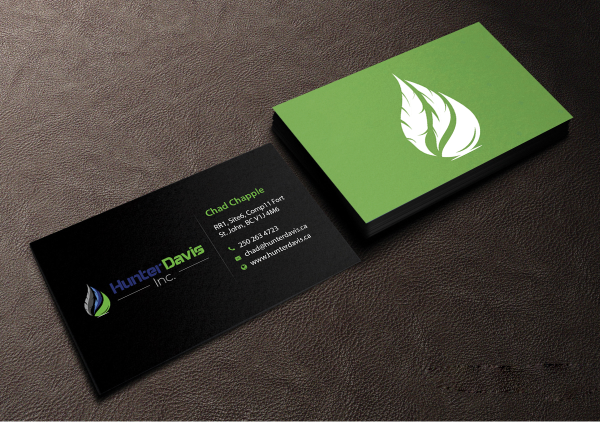 Business Card Design by Creations Box 2015 for HunterDavis Inc | Design #10367822