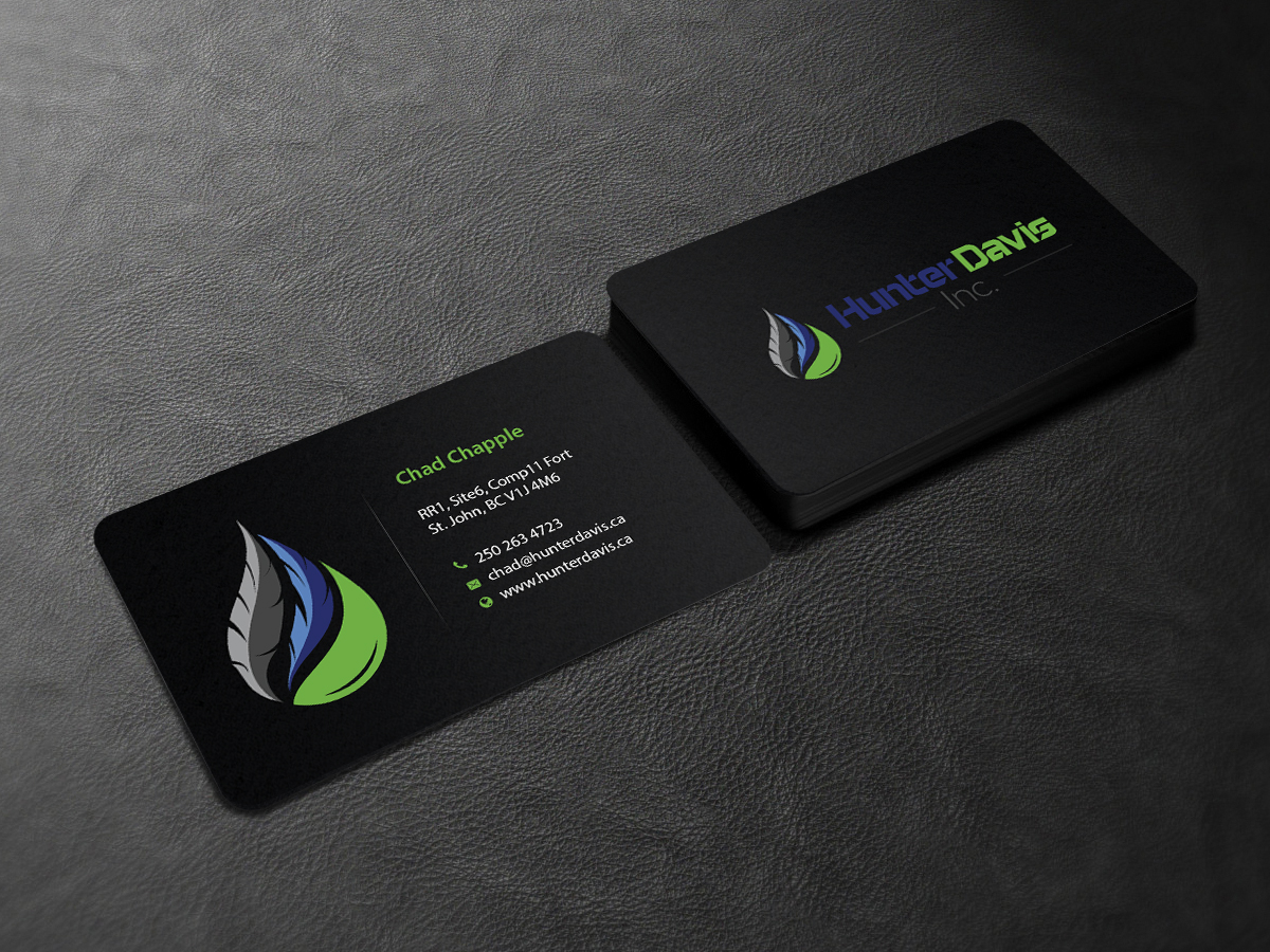 Business Card Design by Creations Box 2015 for HunterDavis Inc | Design #10367823