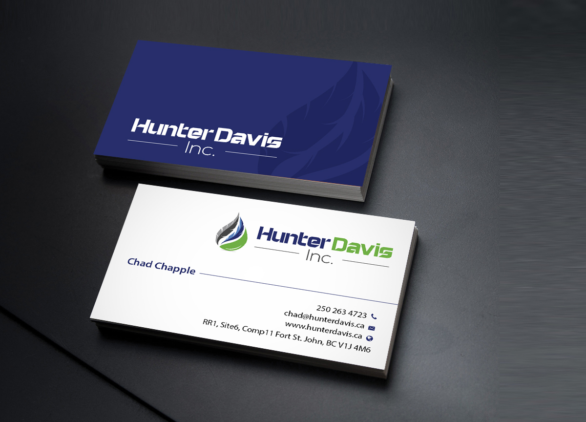 Business Card Design by Creations Box 2015 for HunterDavis Inc | Design #10367824