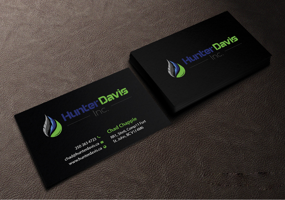 Business Card Design by Creations Box 2015 for HunterDavis Inc | Design #10367825