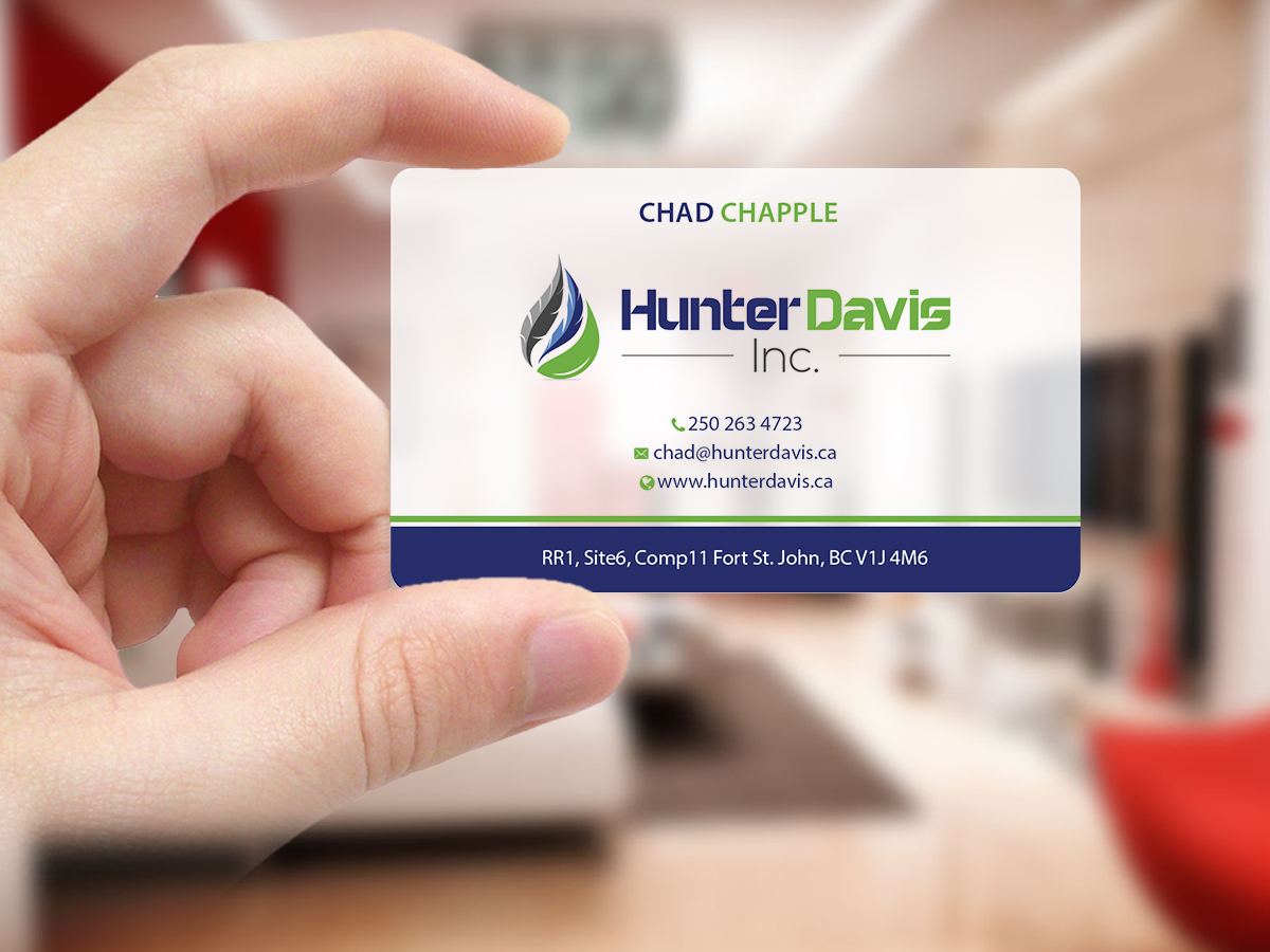 Business Card Design by Creations Box 2015 for HunterDavis Inc | Design #10367829