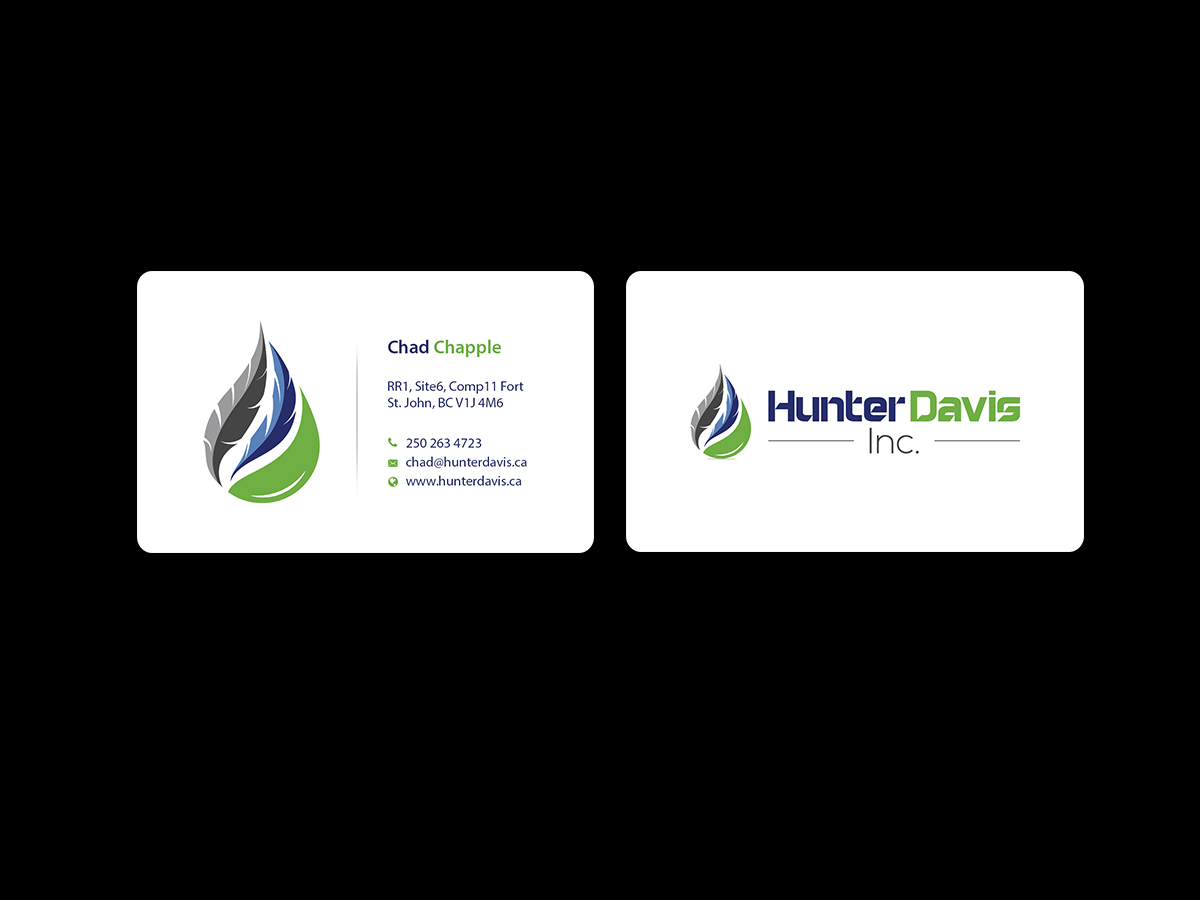 Business Card Design by Creations Box 2015 for HunterDavis Inc | Design #10367830
