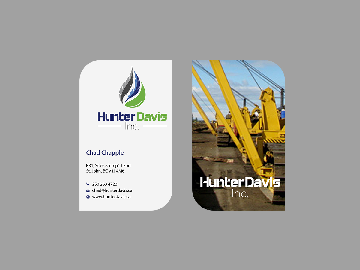 Business Card Design by Creations Box 2015 for HunterDavis Inc | Design #10367831