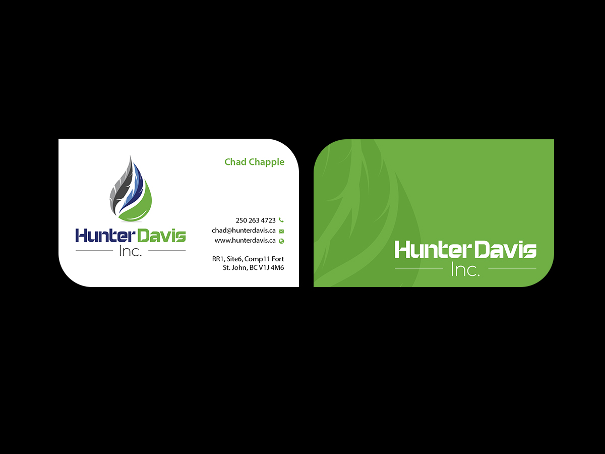 Business Card Design by Creations Box 2015 for HunterDavis Inc | Design #10367832