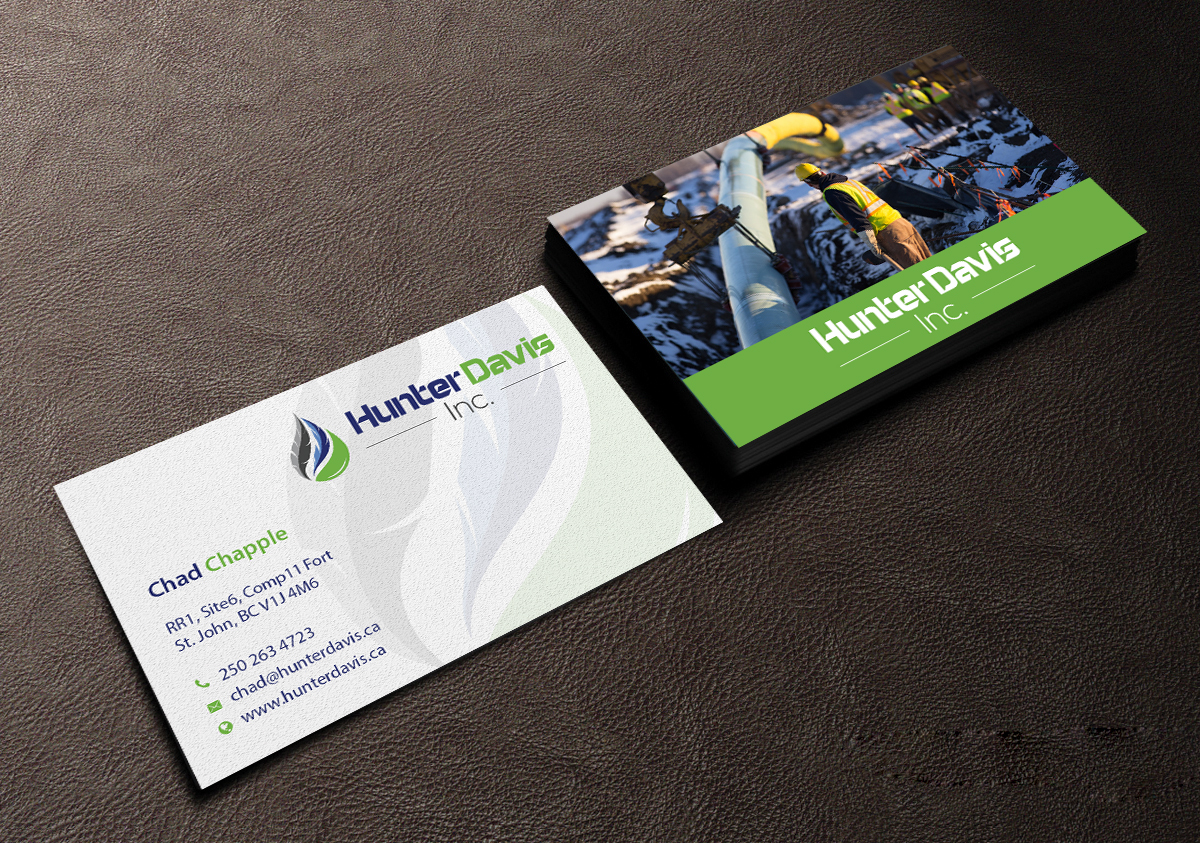 Business Card Design by Creations Box 2015 for HunterDavis Inc | Design #10367833