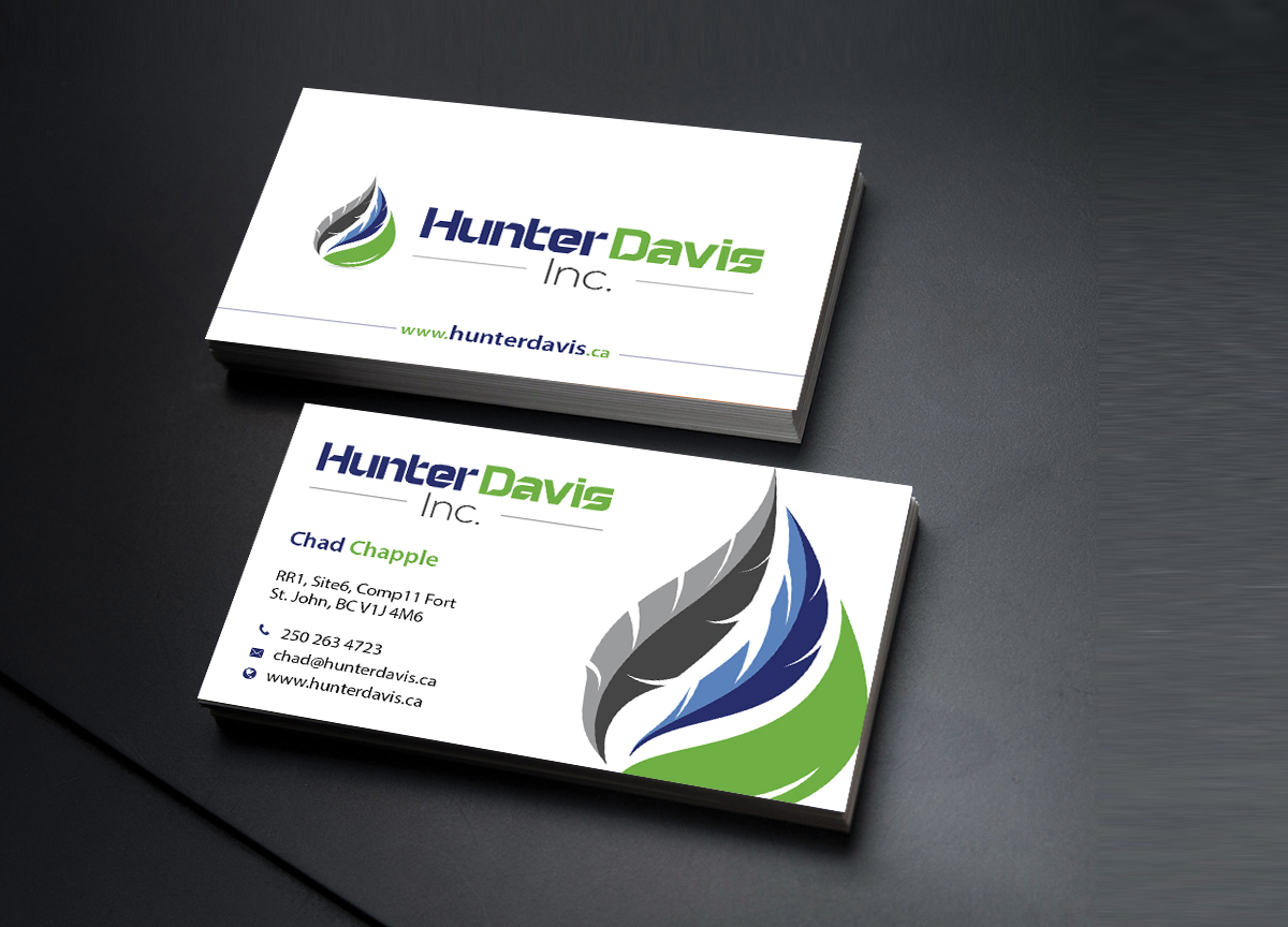 Business Card Design by Creations Box 2015 for HunterDavis Inc | Design #10367834